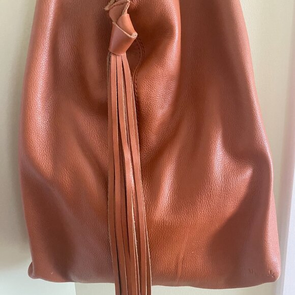 "The Sak" boho leather, brown - Picture 2 of 3